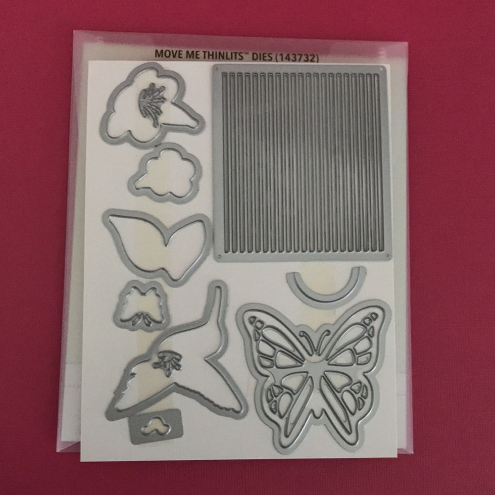 Stampin Up 'You Move Me' Stamp Set & Move Me Thinlits Bundle - Picture 6 of 6